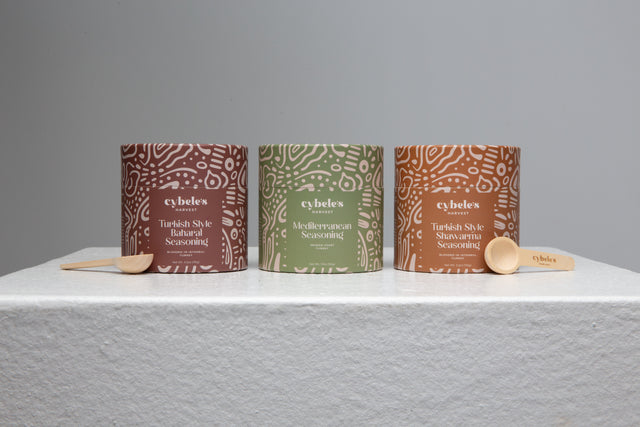 Cybele's Harvest Turkish Seasoning Bundle — Mediterranean Seasoning, Shawarma, and Baharat